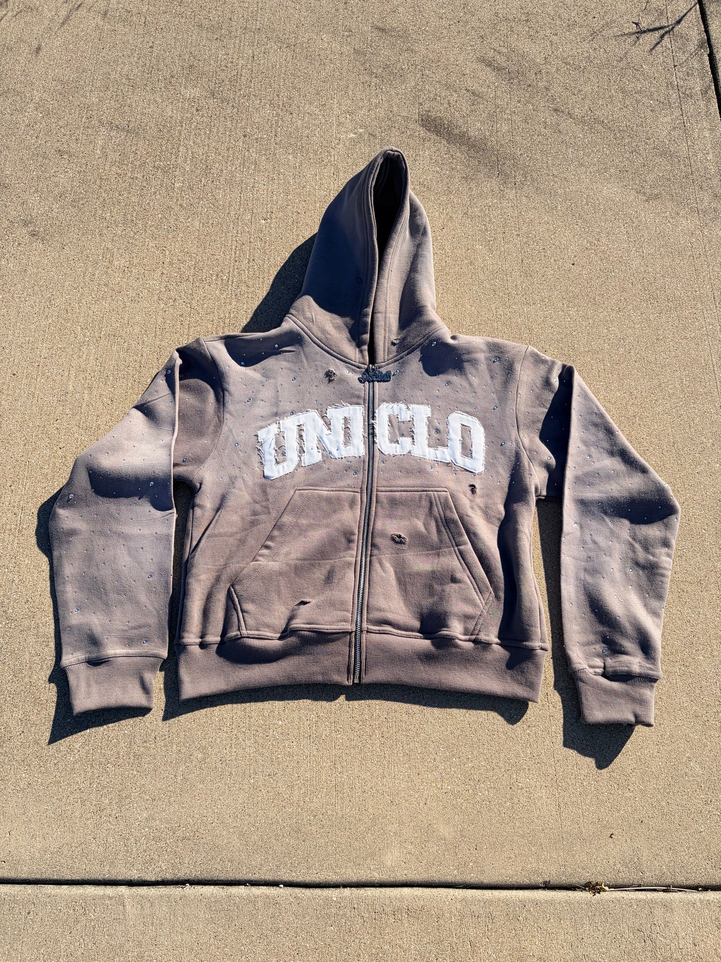 UNICLO CROP HOODIE