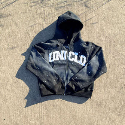 UNICLO CROP HOODIE
