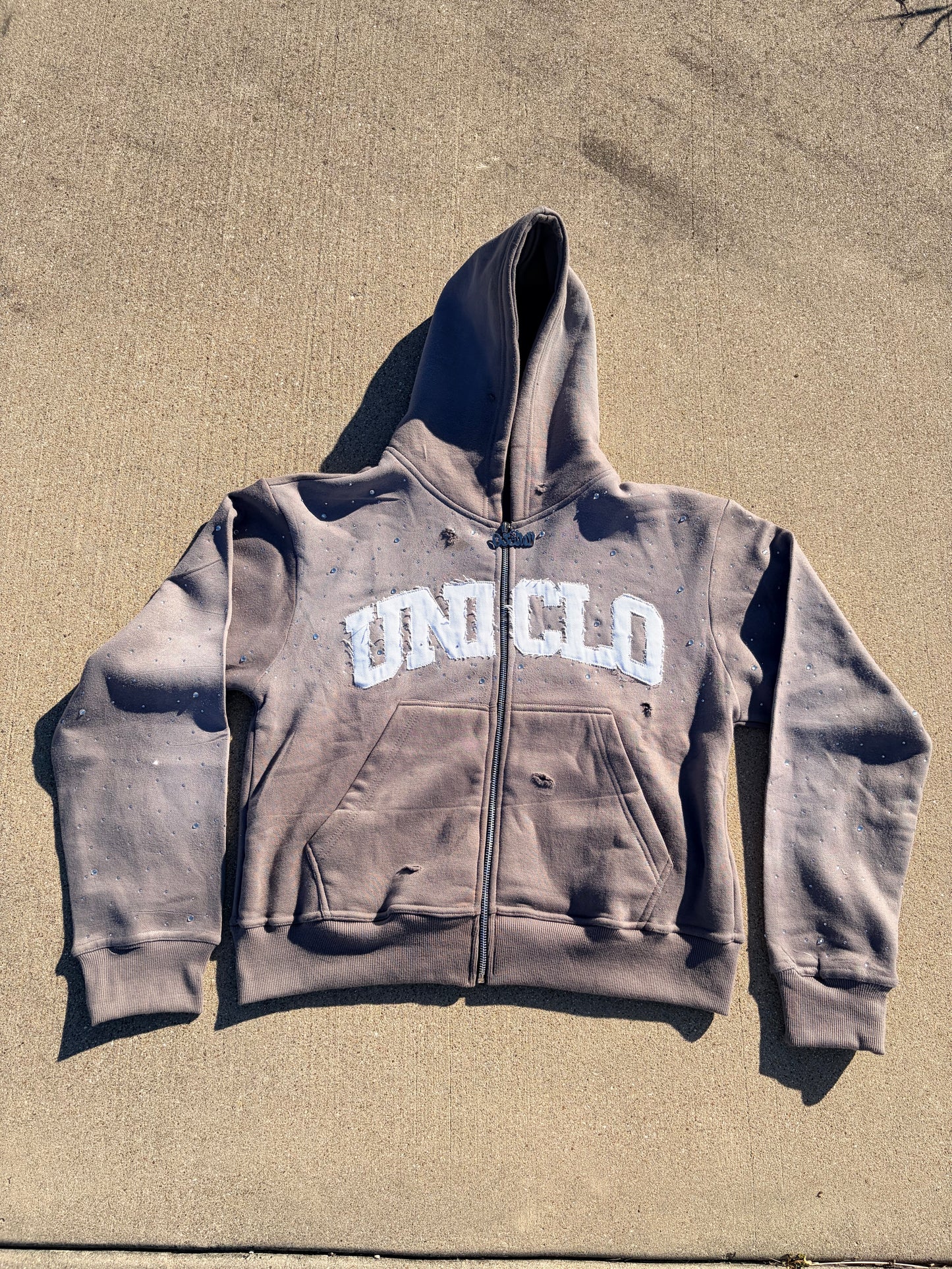 UNICLO CROP HOODIE