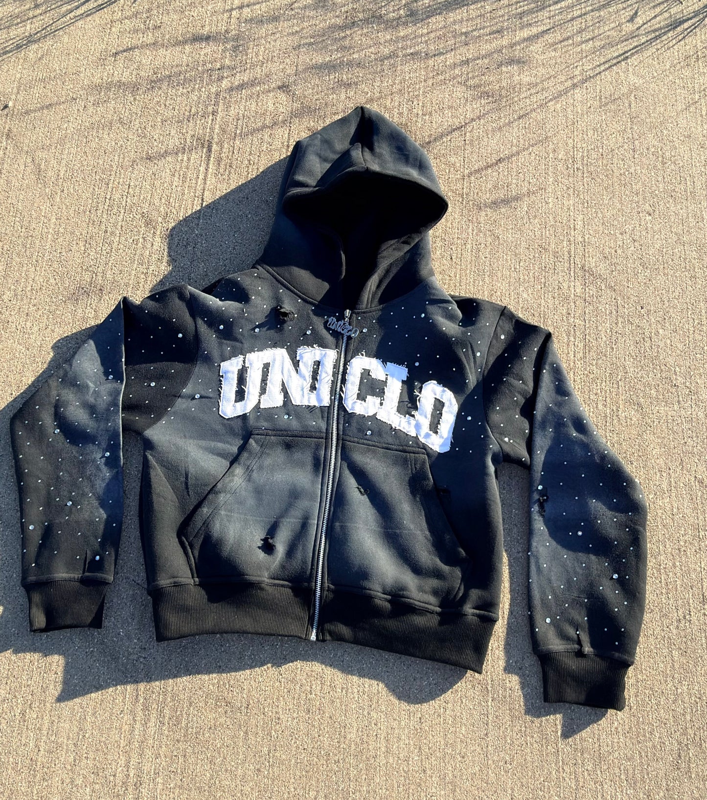 UNICLO CROP HOODIE